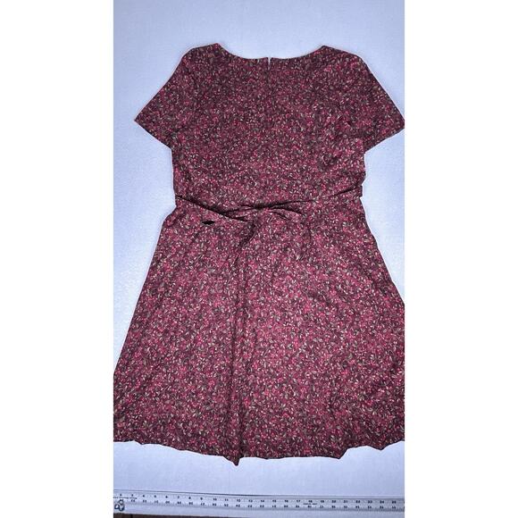 Hand crafted Womens knee length high waisted granny dress w/pockets - Picture 5 of 6